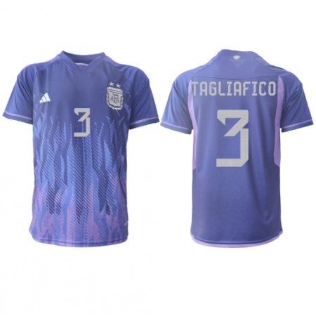 Argentinië Nicolas Tagliafico 3 Uitshirt WK voetbal 2022